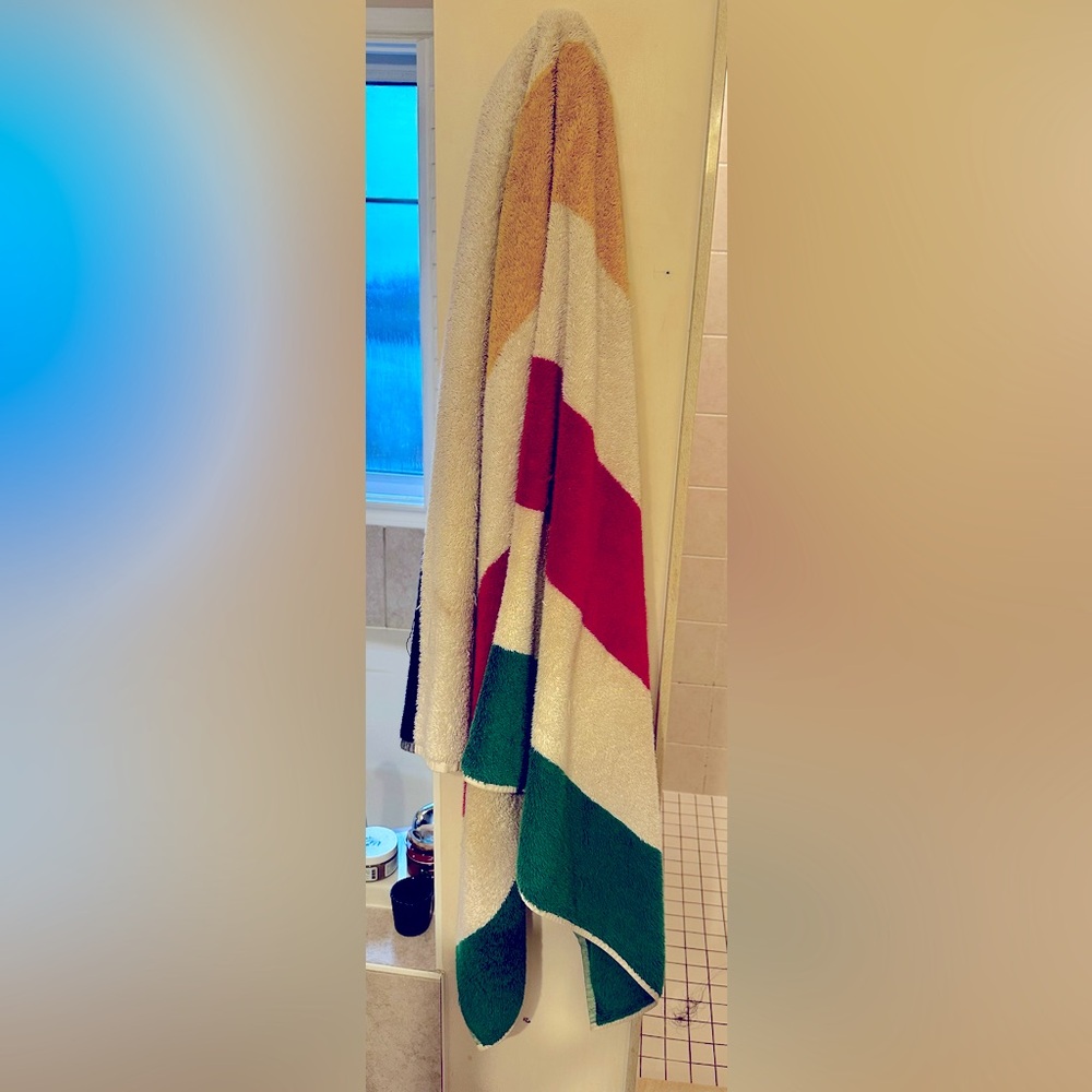 Classic HBC Striped Beach Towel